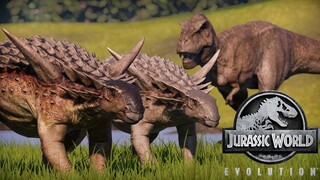 Sauropelta || All Skins Showcased - Jurassic World Evolution