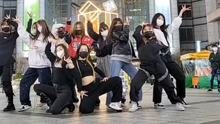 (G)I-DLE hot hit lagu HIT mix langsung! |Flip Jump|Busking【LJ Dance】