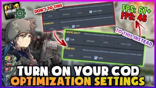 Fix Call Of Duty Mobile Fps Drop Just Using Phone and Game Setting Only - For All Updates