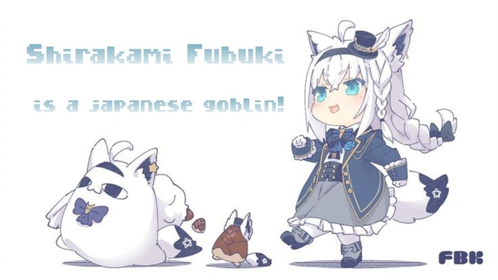 Fubuki is a Japanese Goblin | hololive | Loop w/ Music Background |