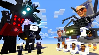 Monster School : SKIBIDI TOILET SEASON 16 ALL EPISODE - Minecraft Animation