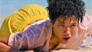 Young Woman Stuck On The Deserted Island With A Monster | Movie Recaps
