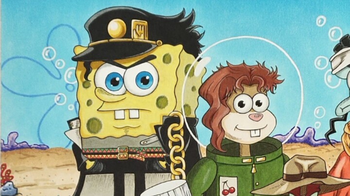 Sponge JOJO-Bikki Bottom Expedition