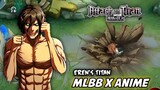 Chou As Eren's Titan Skin! MLBB X AOT