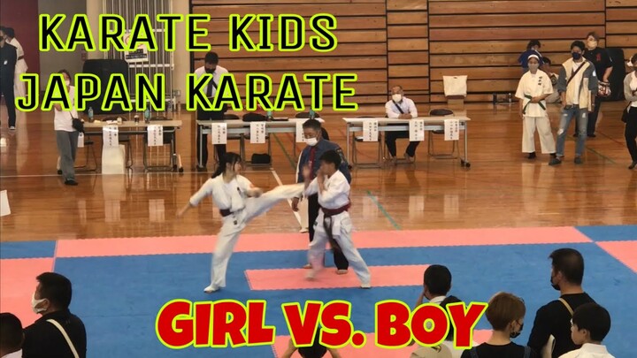 JAPANESE KARATE | GIRL VS. BOY | MASTER LEAGUE COMPETITION #karatekids #BiGArLSTV #japanvlogs