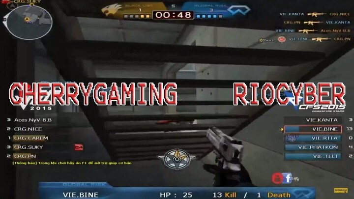 ►VEC 2015 - Vòng loại CKQG - Cherry Gaming Vs RIO Cyber