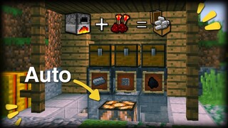 CARA MEMBUAT SMALL AUTO FURNACE - MINECRAFT INDONESIA