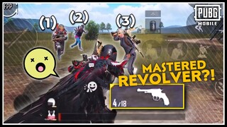 Only 1 HP, But Only have Revolver?!😱 | EPIC 1 vs 4 GAMEPLAY! | PUBG MOBILE