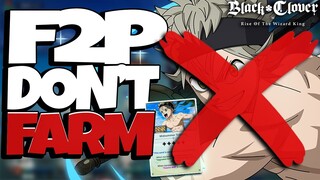 I LIED! F2P PLAYERS DO NOT FARM THE SUMMER EVENT! YOU NEED 8K+ STAMINA... - Black Clover Mobile