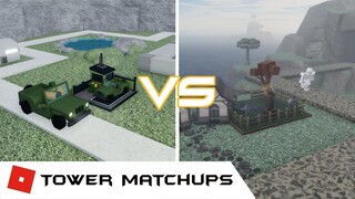 Patrol vs Graveyard | Tower Matchups | Tower Battles [ROBLOX]