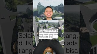 Di IKN ada tiang listrik yang bisa jawab arah? Ada mobil terbang juga? #shorts