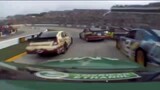 Jeff Gordon, Clint Bowyer and Jimmie Johnson go 3 wide