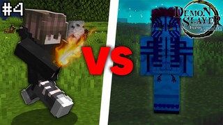 AKAZA FIGHT: Demon Slayer SMP #4 | Minecraft 3rd Life Anzhoung