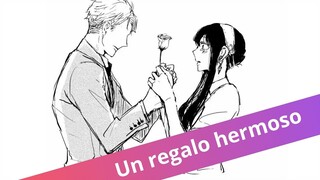 UNA ROSA PARA YOR | Loid x Yor - SPYxFamily comic sub español |