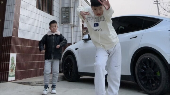 Dancing to "Drama" with my brother