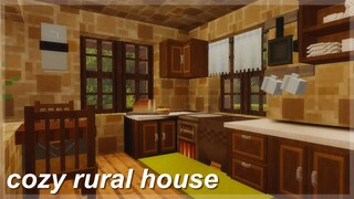 [Minecraft] Cozy Rural House | aesthetic speedbuild 🌿🦔