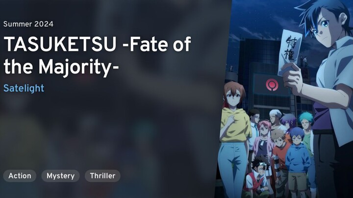 Ep - 1 Tasuuketsu -Fate of the Majority- [SUB INDO]