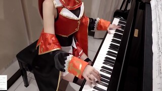 I am a homeless pirate~ Will you take me home? [I love to learn?] The piano version of "Ahoy!! My Ho