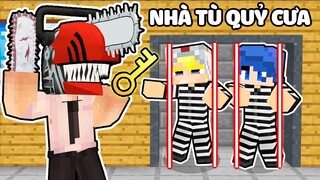 TÔ GÀ THỬ THÁCH 24H TRỐN THOÁT KHỎI NHÀ TÙ QUỶ CƯA TRONG MINECRAFT*NHÀ TÙ CHAINSAW MAN KINH DỊ