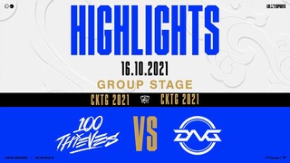 Highlights 100 vs DFM [Vòng Bảng][CKTG 2021][16.10.2021]