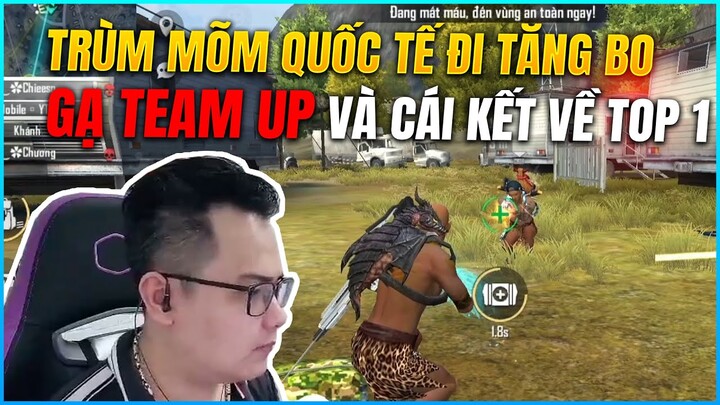 [Free Fire] Trùm Mõm Đi Tăng Bo Gặp Ngay Team Vanh Luân Gạ Team Up Và Cái Kết TOP 1 Cộng Hẳn 1 Điểm