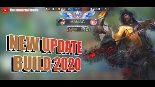 YI SUN SHIN NEW UPDATE BUILD 2020| MANIAC| MOBILE LEGENDS - MLBB