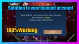 How To Unban Your Mobile Legends Account 2020