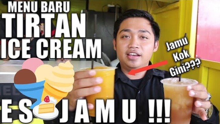 UNIK TAPI ENAK | MAMPIR KE TIRTAN ICE CREAM | ES JAMU !!!