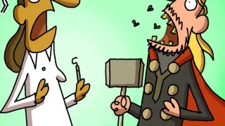"Cartoon Box Series" can't guess the ending brain hole animation - Thor's Teeth