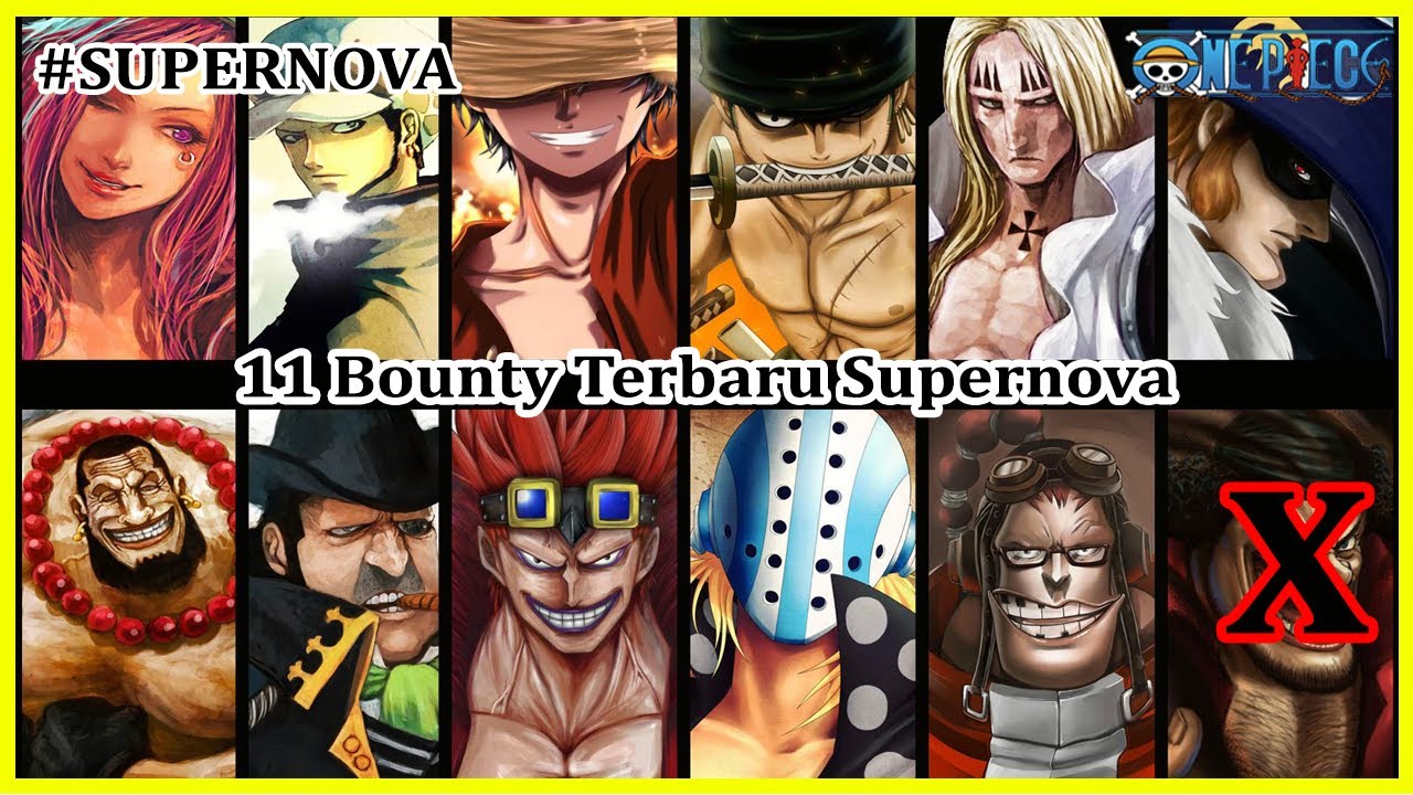 11 supernovas of one piece