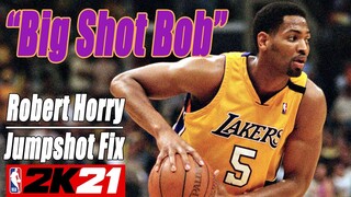 Robert Horry Jumpshot Fix NBA2K21 with Side-by-Side Comparison