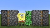 What happens if you combine Spongebob with a creeper?