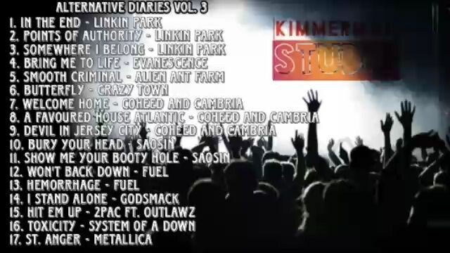 Alternative Rock - Linkin Park; System of a Down; Metallica; Saosin; Coheed and Cambria and more