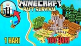 survival Minecraft 100 hari di Minecraft raf🗿✌️