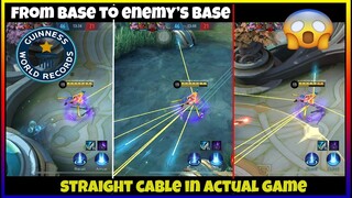 BASE TO BASE STRAIGHT CABLE IN ACTUAL GAME 🔥 MAYHEM PART 4 LET'S GO! | MLBB