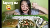 FILIPINO FOOD/SINIGANG NA BABOY,GINATAANG TILAPIA AT GINISANG PECHAY