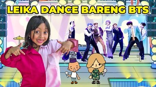 LEIKA KETEMU TAEHYUNG 😱😍 LEIKA DAN TOMPEL NGEDANCE BARENG BTS?? [TOCA BOCA INDONESIA]