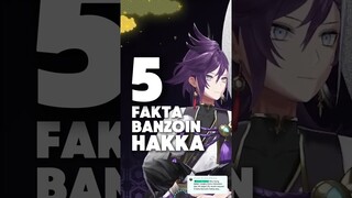 5 Fakta Menarik VTuber Banzoin Hakka