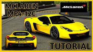 How to make a Mclaren mp4-12c in Car Parking Multiplayer