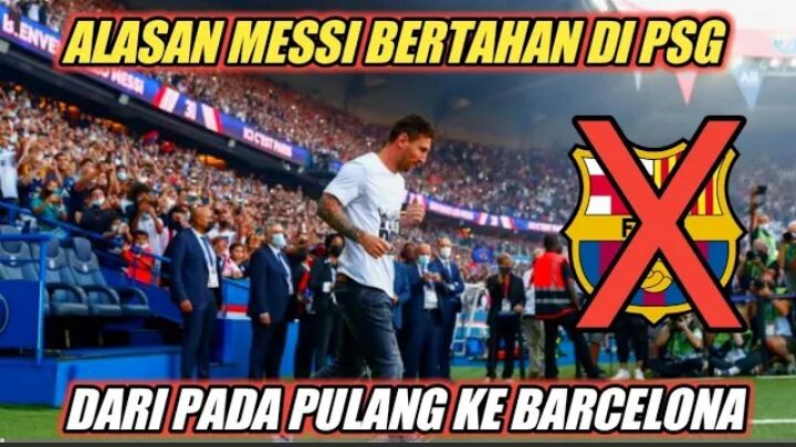 2 Alasan Lionel Messi Pilih Bertahan Di PSG Daripada Pulang Ke Barcelona
