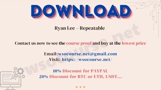 Ryan Lee – Repeatable