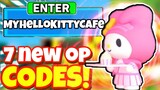 7 NEW SECRET *FREE DIAMONDS* CODES In My Hello Kitty Cafe! (Roblox Hello Kitty Cafe Codes)