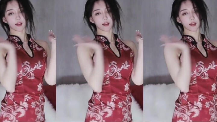 Wang Yumeng】Cheongsam seksi