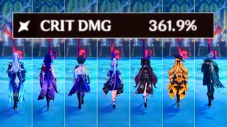 How 300% CRIT DMG LOOKS LIKE ?? On Your Fav DPS !! [ Genshin Impact ]