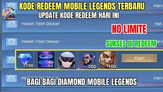 BURUAN! 5 KODE REDEEM ML TERBARU KODE REDEEM MOBILE LEGENDS HARI INI UPDATE JUNI 2024