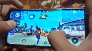 REALME NARZO 20 PRO FREE FIRE GAMEPLAY TEST 4 FINGER CLAW HANDCAM M1887 ONETAP HEADSHOT 90HZ DISPLAY