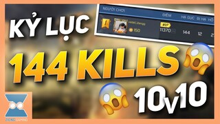 CALL OF DUTY MOBILE VN | KỶ LỤC 144 KILLS CHẾ ĐỘ 10V10 SHIPMENT | Zieng Gaming