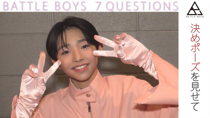 (SUB) Iise Yoshifumi 7 Questions - BATTLE BOYS SAKURA