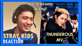 FIRST COMEBACK with Stray Kids - 'THUNDEROUS' MV Reaction