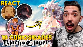 REACT COISAS QUE VOCÊ NÃO SABIA SOBRE BLACK CLOVER - [10 Curiosidades sobre a obra de Yuki Tabata]